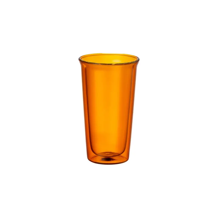 KINTO CAST AMBER ダブルウォールグラス 340ml
