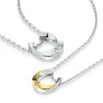 SV925/K10 ネックレス DIAMOND HORSESHOE NECKLACE