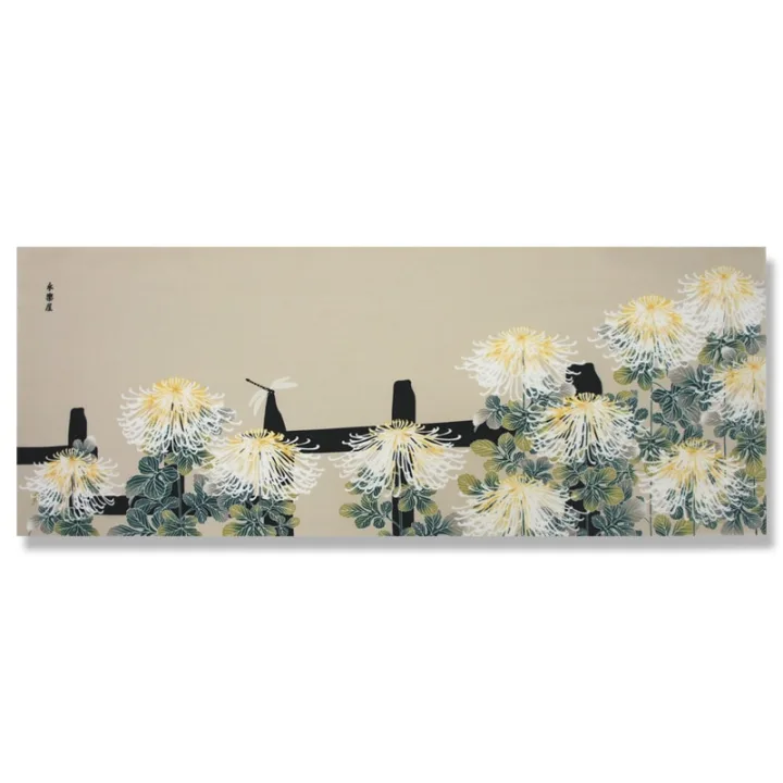 永楽屋 手ぬぐい「菊に蜻蛉」
