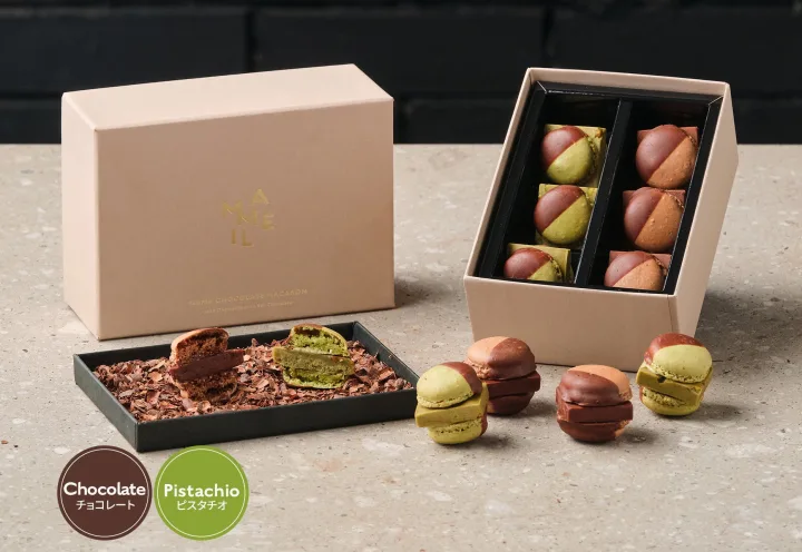 ひと粒に1週間をかけるマカロン×生チョコ「MAMEIL」