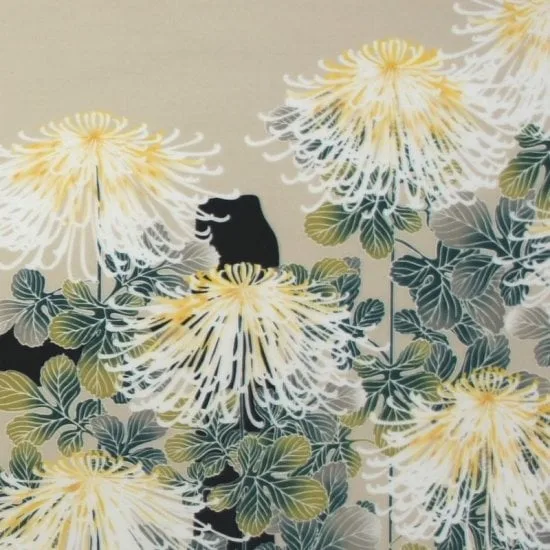 永楽屋 手ぬぐい「菊に蜻蛉」