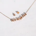 custom number pendant