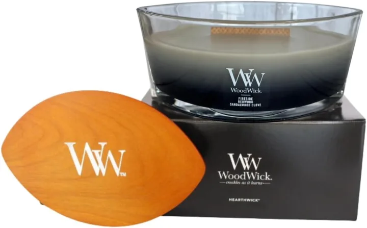 WoodWick トリロジー ハースウィック ウォームウッズ(Fireside / Redwood / Sandalwood Clove)