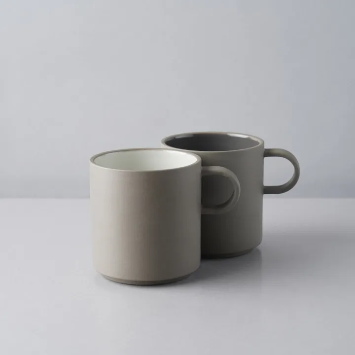 HASAMI PORCELAIN(ハサミポーセリン) HASAMI PORCELAIN GREY マグカップ(M)350ml