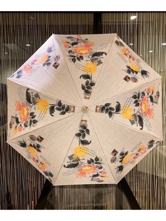 HANWAY Pウーリーサテン Rainydaysneverstay ショート（長傘）