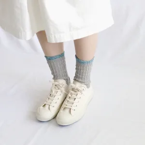 NISHIGUCHI KUTSUSHITA シルクコットン天竺ソックス
