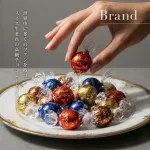 リンツチョコ入りテトラ型プチギフト