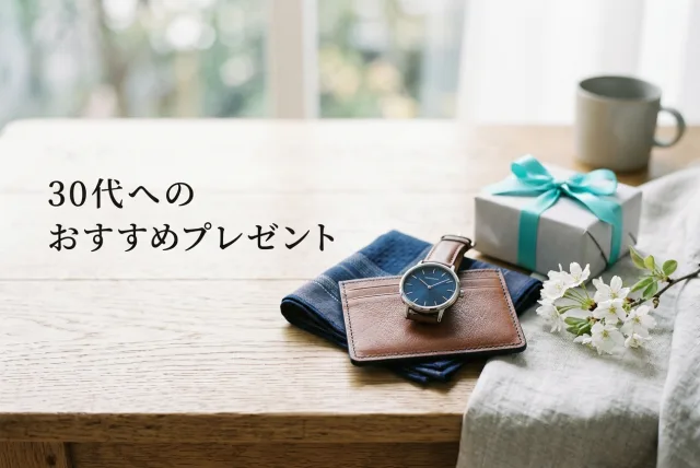 30代へのおすすめプレゼント
