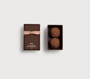 La Maison du Chocolat／ラ・メゾン・デュ・ショコラ トリュフ プレーン 2粒入