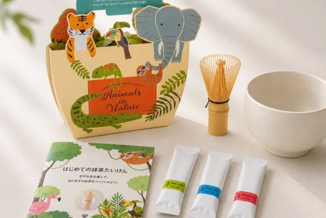 お茶体験を親子で気軽に楽しんでみませんか？ WACHA／ワチャ My First Matcha はじめての抹茶体験キット